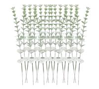 Zeiwohndc Decorative Greenery Picks Bundle, 24 Piece, Green face powder | Faux Greenery for Vase Filler, Table Arrangements, Home Decor Displays and Centerpiece Styling Use