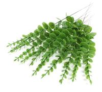 Zeiwohndc Decorative Greenery Picks Bundle, 24 Piece, Green pointed leaves | Faux Greenery for Vase Filler, Table Arrangements, Home Decor Displays and Centerpiece Styling Use