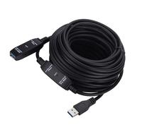 Zeiwohndc Durability USB3.0 Male To Female Extension Cord 5m/10m/15m/20m For Enhances Signals Repeaters For External Devices USB A Male To Female Repeaters Cable