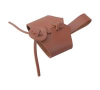 Zeiwohndc Faux PU Leather Beverage Holsters for Travel Protective Horn Shape Cup Holder with Adjustable Strap Drinking Mug Sleeve PU Leather Cup Holder