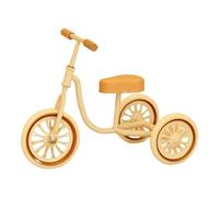 Zeiwohndc Realistic Metal Small Tricycle Model 1/12 Scale Designed for Figure Accessories and Creative Projects Metal Miniature Scene Building Accessories