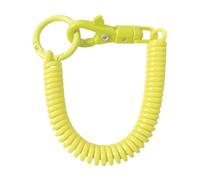 Zeiwohndc Spirals Spring Coil Stretchy Keychain Retractable Elastic Anti-Lost Spirals Keyring Theftproof Keyring Coiled Holder