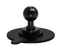 Zeiwohndc Sturdy Aluminum Alloy 17mm Ballhead Suction Cup Mount Holder For Action Cameras Multi Surfaces Adhesive Holder Strong Adhesive Suction Cup For Action Camera