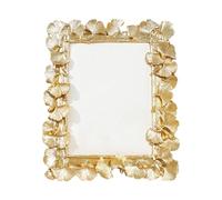 Zeiwohndc Sturdy Resin Jewelry Display Golden Photo Frame Earring Storage Tray Compact Shop Home Decors Gold Photo Frame Jewelry Display Tray