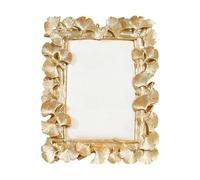 Zeiwohndc Sturdy Resin Jewelry Display Golden Photo Frame Earring Storage Tray Compact Shop Home Decors Gold Photo Frame Jewelry Display Tray