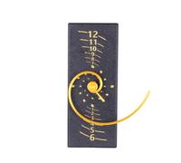 Zeiwohndc Stylish Fibonaccis Clock with Innovative Time Display Spirals Pointers Battery Operated Wall Clock Home Decors Innovative Time