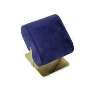 Zeiwohndc Velvets Surfaces Jewelry Holder Elegant Metal Base Professional Watch Showcases 4 Color Choices Elegant Jewelry Showcases Stand With Velvets