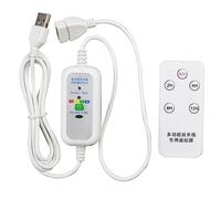 Zeizafa 1.5m 5V Remote 12hours Timing ON OFF Switch Power Cable For USB Fan USB Lamp Usb Cable For Printer To Computer