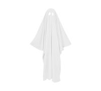 Zeizafa 1 Ghostly Capes Halloween Costume for All Ages Scary Cosplay Adjustable Cloak Polyester Blend Attire White Specters Cloaks for Adults