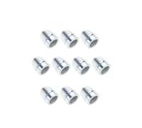 Zeizafa 10Pcs Round Handle Wedges Steel Hammer Handle Splitting Wedges Set For Claw Hammer Steel Carpentry Maintenance