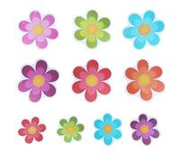 Zeizafa 10pcs/set Anti Non Slip Mat Flower Bathtub Stickers Safety Floor Bathroom Shower Bath Mats For Bathroom Sets