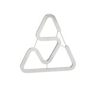 Zeizafa 2Pcs Metal Tent Lamp Rack Double Headed Hanger Outdoor Stainless Steels Hook Camping Hiking Lamp Hanging Buckles Enduring Multifunctional Camping Storage Hook