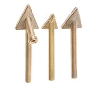 Zeizafa 3/4Pcs Soldering Iron Tips Set Coppers Repair Triangular Smoothing Head Welding Tips Iron Welder Replacement Tips