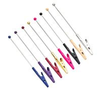 Zeizafa 4/8Pcs Metal Wire Clip Metal Note Clip Long Tailed Clamp Photo Holder Clip for Card