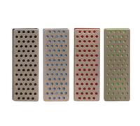 Zeizafa 4Pcs Ski Edges Sharpener Edges File Snowboard Whetstone Side Angles Tool Snowboard Diamonds Sharpening Stone Set Board