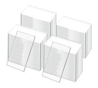 Zeizafa 50 Pieces Acrylic Place Cards Transparent Rectangle Blank Seating Cards For DIY Craft Project Wedding Birthday Or Wedding Blank Cards Clear Acrylic Place Cards Blank Seating Cards Guest Name