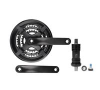 Zeizafa Accuracy Engineered Crankset Mountain Bike Rustproof for Enhancing Cycling Commuters Bike