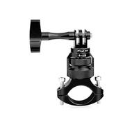 Zeizafa Adjustable Motorcycle Bike Handlebar Camera Holder Mount Full Rotation Durability Build AntiVibration for Outdoor Sports Rotating Motorcycle Camera Mount