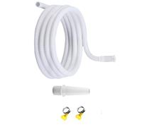 Zeizafa Air Conditioning Drain Hose with Straight Connector for Drain Hose Extension Ductless Heat Drainage HVAC Extender Flexible PVC Drainage Pipe