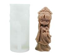 Zeizafa Ancient Dolls Candle Silicone Mold Girl Plaster Soap Resin Mold Chocolate Cake Baking Tool Home Deco