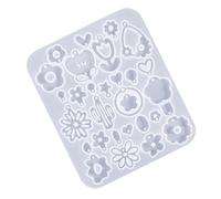 Zeizafa Ear Rings Epoxy Mould Tools/Flower Shaped Earrings Mold Handmade Ear Pendant Silicone Molds for Craft Enthusiasts