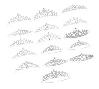 Zeizafa Elegant Headbands Crowns Hair Hoop For Birthday Wedding Headpiece For Girls Show Stage Party Costume Wedding Hair Accessories