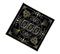 Zeizafa Flannel Tarots Reading Cloth Mystical Luxurious Velvets Tablecloth for Reading and Home Decoration Mystical Meditations Tarots Cloth
