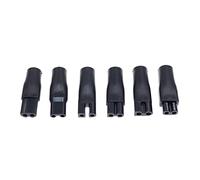 Zeizafa For Power Plug 5.5 X 2.1mm Male To C8 Tail Female Adapter Connector Cable Conversion Plug For Shaver Hair 5.5x2.1mm Male Plug