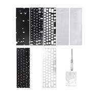Zeizafa GH60 Keyboard PCB with 0.1ms Response Time and Sound Dampening Set for Competitive Gaming T Mechanical Keyboard Set