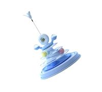 Zeizafa Intelligent Automatic Rotation Cats Toy Electric Turntable Random Moving for Indoor Pet Busy Owner Toy