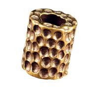 [Zeizafa] Metal Beads Craft Components Alloy Keychain Bracelet Creative Design Accessories Handmade Braided Supplies for Paracord Jewelry, Brass, モデルb