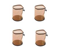 Zeizafa Pack of 4pcs Large Golf Ball Mesh Bags Can Hold 50 Balls Each Polyester Storage Organiser for Sports Gear