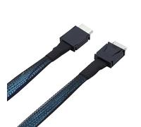 Zeizafa PCIe SFF-8611 4i to SFF-8611 Data Active Cable Internal Device Connection Transmission Cable for Desktop Servers Data Center Infrastructure