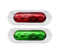 Zeizafa Power-Saving 12V LED Boat Signals Light Warning Navigation Lamp Waterproof Design for Marine Use Marine Navigation