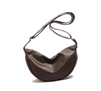 [Zeizafa] Practical PU Leather Crossbody Bag Shoulder Purse with Adjustable Strap Casual Trend Setter and Professional Women's Daily Commuter Bag, coffee