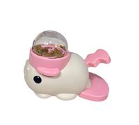 Zeizafa Press Activated Fish Pet Treats Feeders Stimulates Dog Physical Exercise and Cognitive Development Interaction Play Automatic Pet Feeders Toy