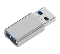 Zeizafa Professional USB Data Interrupter Metal Housing Stops Unauthorized Syncing for Conference Room Electronics Blockers USB Blockers Adapter