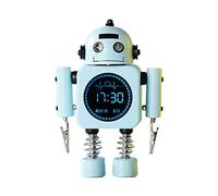 Zeizafa Robot For Smart Digital Alarm Clock With Snooze Mode Temperature Displaying Robot Alarm Clocks For Bedrooms