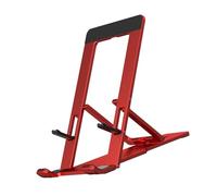 Zeizafa Space Saving Foldable Phone Tablet Holder Aluminum Desktop Stand for 4-12Inch Screens Secure Stability Silicone Grip Phone Stand Portable