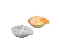 Zeizafa Storage Box Silicone Mold Shaped Jewelry Box Epoxy Resin Molds Gypsum Candle Cup Mould Table Decors 81x110mm