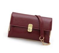 Zeizafa Women's Shoulder Bag French Style Handbag All Matching Underarm Retro PU Leather Commuting Women Simple Underarm French Style Handbag and Wallet Retro Shoulder, red