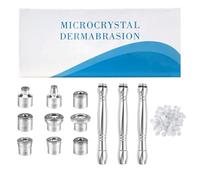 ZEIZOMZER Diamond Dermabrasion Head, Microdermabrasion Kit (9 Tips and 3 Wands and 1 Pack Filters), Facial Exfoliator Tool for Home