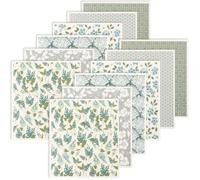 ZEJEXXB Swedish Dishcloth Set Reusable Kitchen Cellulose Dish Cloths Ecofriendly Absorbent Dish Rags Washable Quick Drying Dishcloth Towels for Cleaning in the Kitchen (Floral Geometric 12PCS)