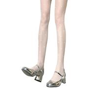 ZEKANXX Lace Tights for Women,Fish-Net Tights Womens,Heart Lace Pantyhose, Women Pantyhose, Women Silky Nylon Sheer Pantyhose Heart Lace Print Patterned Tights