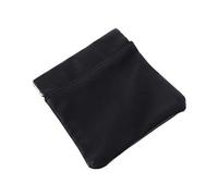 ZEKANXX Men Ladies Real Leather Coin Pouch Snap Top Purse Strong Metal Spring Closure Small Change Bag,Black