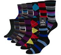 ZEKE Funny Dress Socks for Men - Funky Mens Crazy Socks - Cool Colorful Patterned Fun Socks for Men, Assorted Colors, 9-13 UK