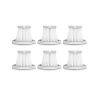 ZEKICE 6 Pcs Replacement Compatible with Xiaomi Mijia Handy Vacuum Cleaner SSXCQ01XY Home Car Wireless Filter Spare Part HEPA Filter