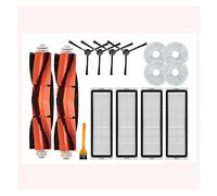 ZEKICE Compatible with L10s Pro RLS6L Robot Vacuum Cleaner Spare Parts Accessories Main Brush Side Brush Hepa Filter Mop Pad ( Color : Set E )