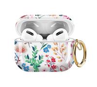 ZEKICE for AirPods Pro 3 Generation Case, Clear Flower AirPods Pro 2 Case for Women Girly Cute Soft AirPod Pro 3 Cover with Keychain Strap for AirPod Pro 3 Cover 2025 Wildflower