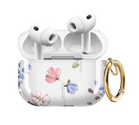 ZEKICE for AirPods Pro 3 Generation Case, Clear Flower AirPods Pro 2 Case for Women Girly Cute Soft AirPod Pro 3 Cover with Keychain Strap for AirPod Pro 3 Cover 2025 Wildflowers and Butterfly